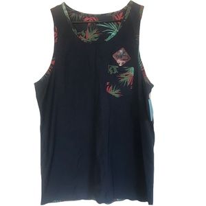 UNIONBAY Men's Reversible Leaf Print Tank Top | L